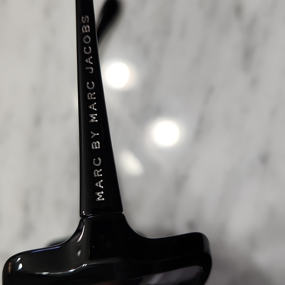 Marc by Marc Jacobs Glossy Black Sunglasses - Picture 2 of 5
